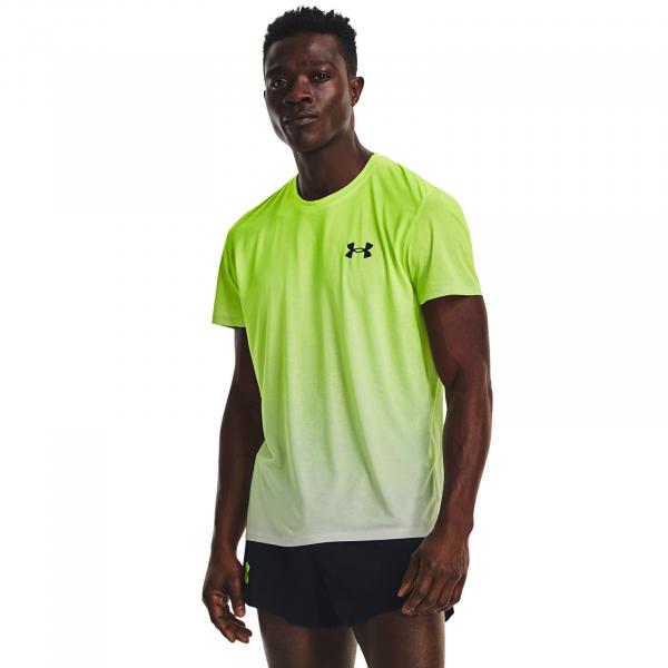 Šortky Under Armour Rush Cicada Shortsleeve Green XL