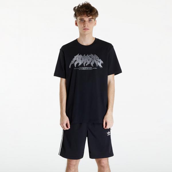 Tričko adidas Flames Concert Short Sleeve Tee Black S