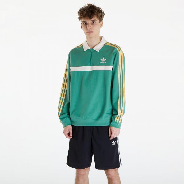 Mikina adidas Collared Sweatshirt Preloved Green XXL