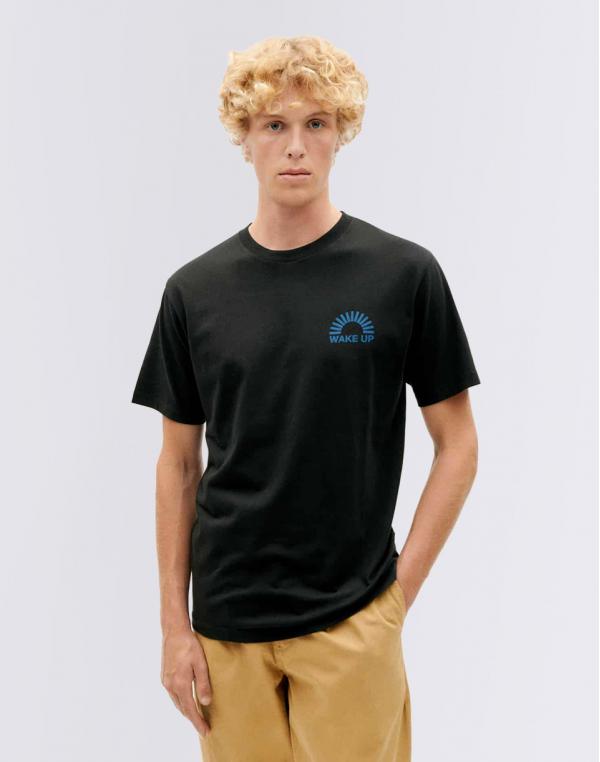 Tričko Thinking MU Wake Up T-Shirt BLACK