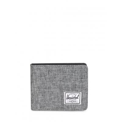 Peněženka Herschel Supply Hank + Coin Raven Crosshatch / Black Synthetic Leather