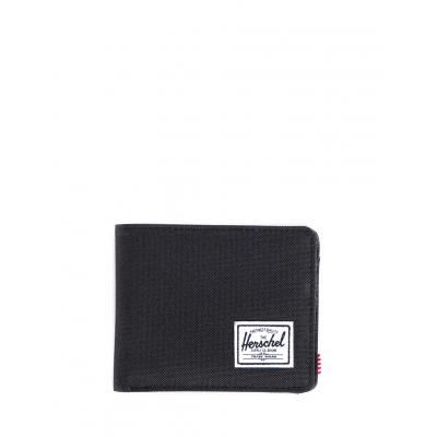 Peněženka Herschel Supply Hank + Coin Black / Black Synthetic Leather