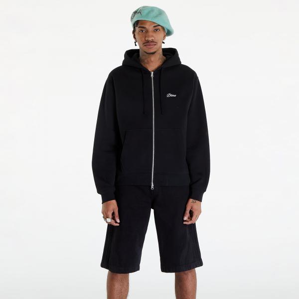 Mikina Dime Cursive Small Logo Zip Hoodie UNISEX Black S