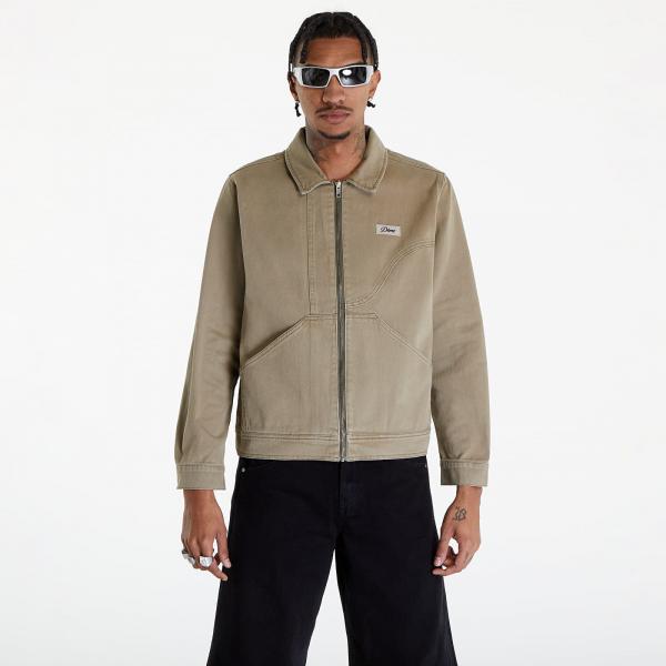 Bunda Dime Denim Twill Jacket UNISEX Khaki Washed L