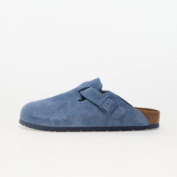 Tenisky Birkenstock Boston Birko-Floor Soft Suede Leather Elemental Blue EUR 41
