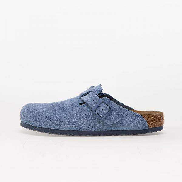 Tenisky Birkenstock Boston Birko-Floor Soft Suede Leather Elemental Blue EUR 44