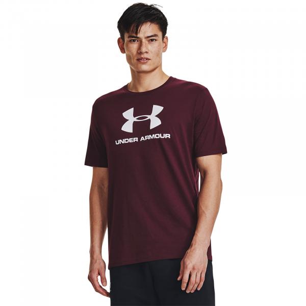 Under Armour M Sportstyle Logo Ss Dark Maroon