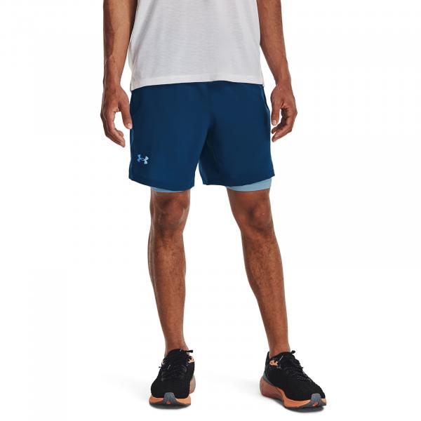 Šortky Under Armour Launch 7'' 2-In-1 Short Varsity Blue S