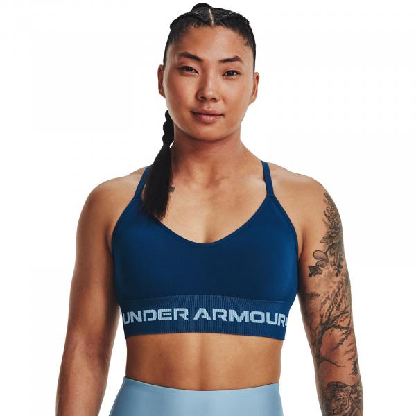 Podprsenka Under Armour Seamless Low Long Bra Varsity Blue XS