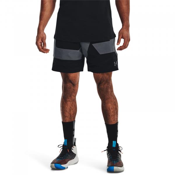 Šortky Under Armour Baseline Woven 7'' Short Black S