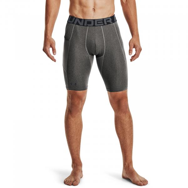 Šortky Under Armour Hg Armour Long Shorts Carbon Heather/ Black XS
