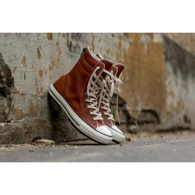 Converse Chuck Taylor All Star Hi-Rise Boot Leather + Fur Antique Sepia/ Parchment/ Egret