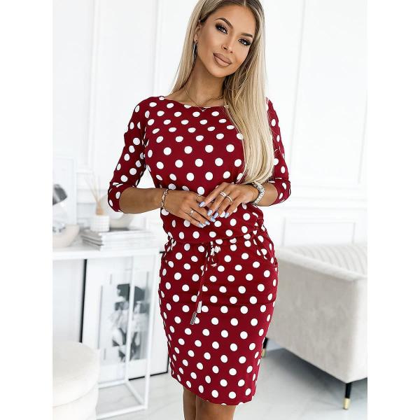 Šaty Numoco model 181132 Red XS