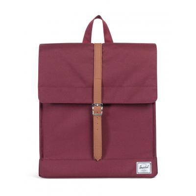 Batoh Herschel Supply City Windsor Wine/Tan Synthetic Leather