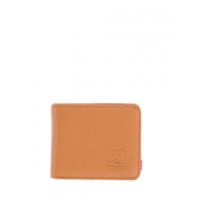 Peněženka Herschel Supply Hank + Coin Leather Tan Pebbled Leather