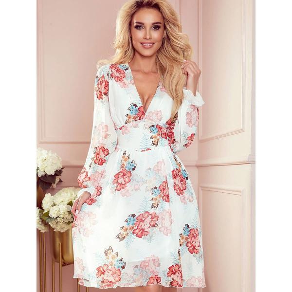 Šaty Numoco model 169786 Beige XS