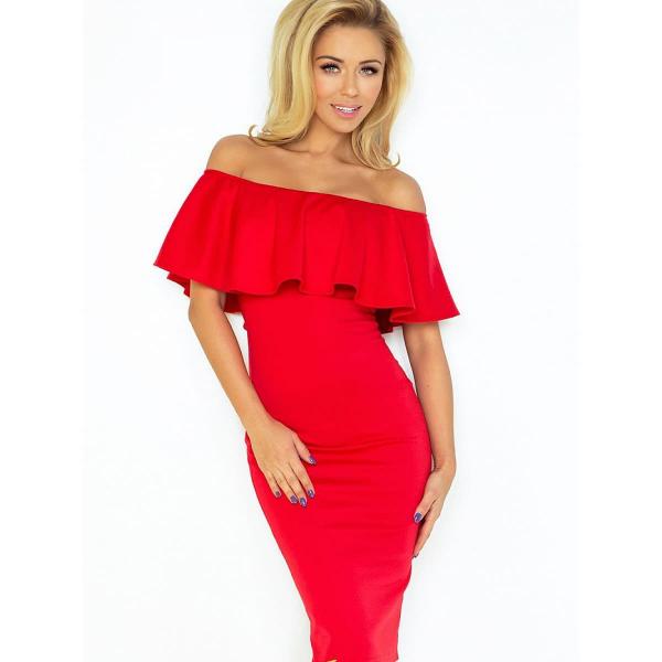 Šaty Numoco model 73845 Red L