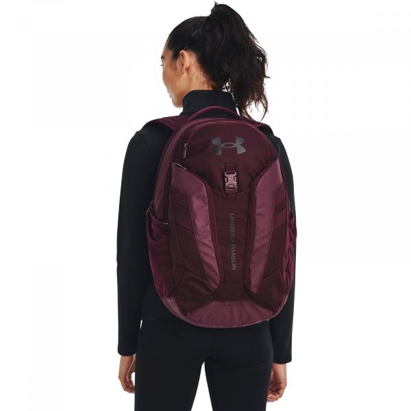 Under Armour Hustle Pro Backpack Dark Maroon