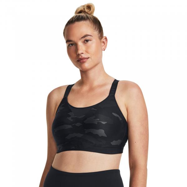Podprsenka Under Armour Infinity High Print Bra Carbon Black S