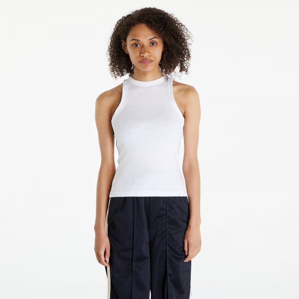 Top Urban Classics Ladies Racer Back Rib Top White M