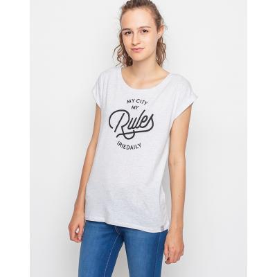 Triko Iriedaily Rules White Melange