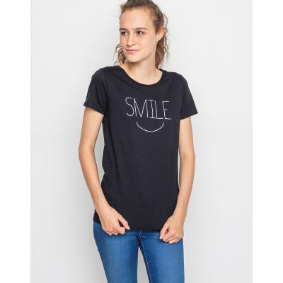 Triko Iriedaily Smiling Black