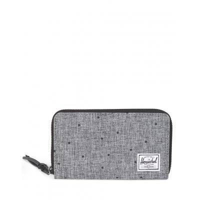 Peněženka Herschel Supply Thomas with Zipper Scattered Raven Crosshatch
