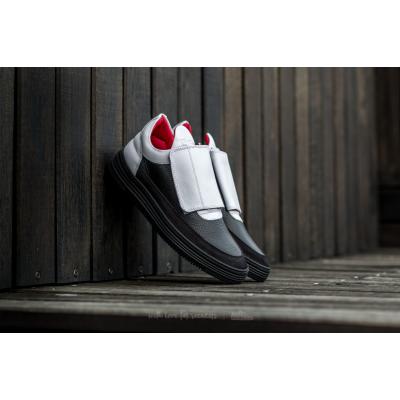 Filling Pieces Low Top Single Velcro White/ Bkack