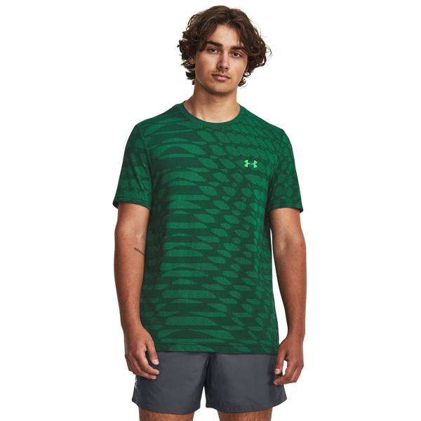 Under Armour Seamless Ripple Ss Greenwood