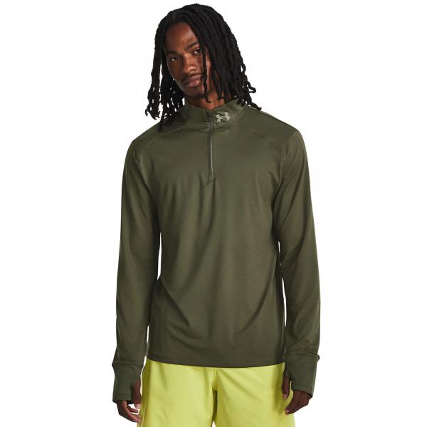 Tričko Under Armour Qualifier Run 1/4 Zip Marine Od Green L