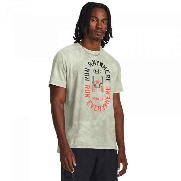 Tričko Under Armour Run Anywhere Tee Grove Green L
