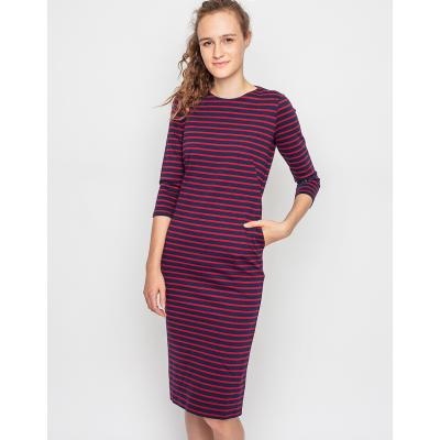 Šaty Loreak Mendian BIARRITZ 2 STRIPED Navy/Red