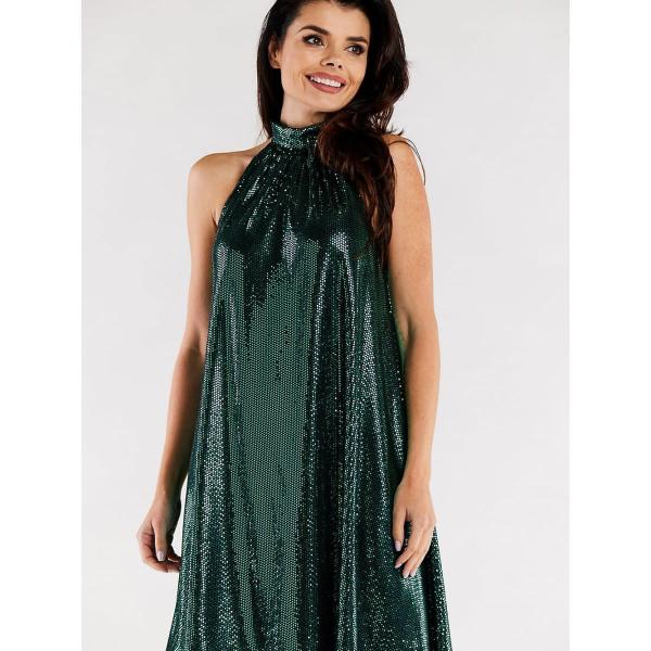 Šaty awama model 174325 Green L/XL