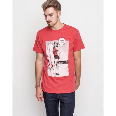 Triko Loreak Mendian Twin Fin Fine Red