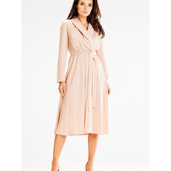 Šaty awama model 187152 Beige S