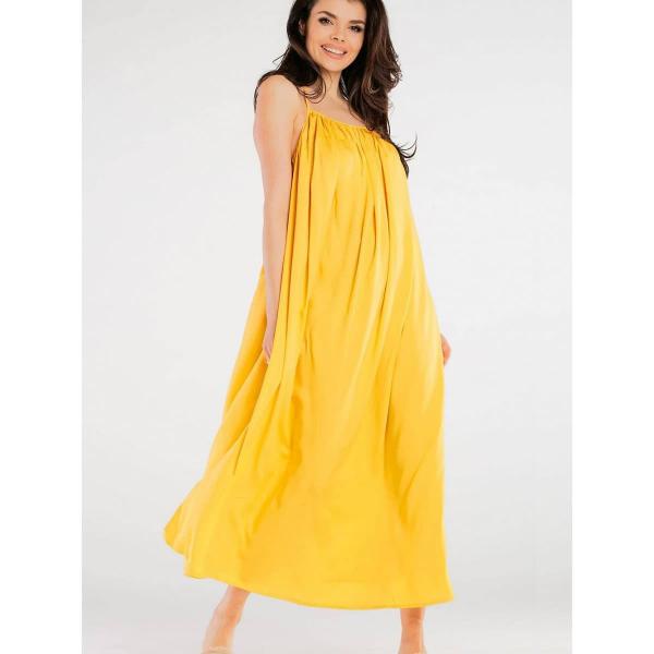 Šaty awama model 166771 Yellow S/M