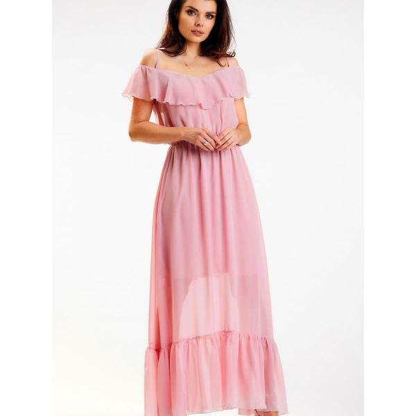 Šaty awama model 179607 Pink L