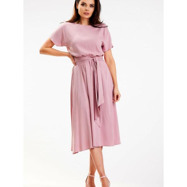 Šaty awama model 178665 Pink S