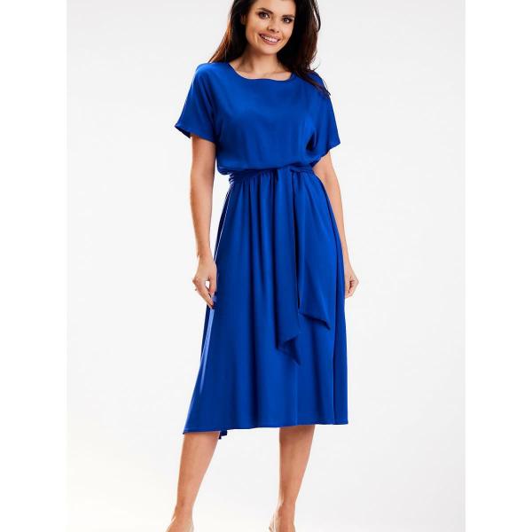 Šaty awama model 178666 Blue XL