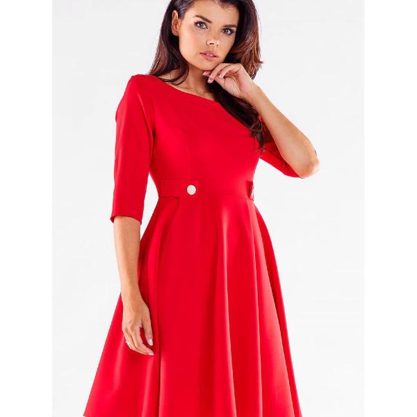 Šaty awama model 176884 Red M