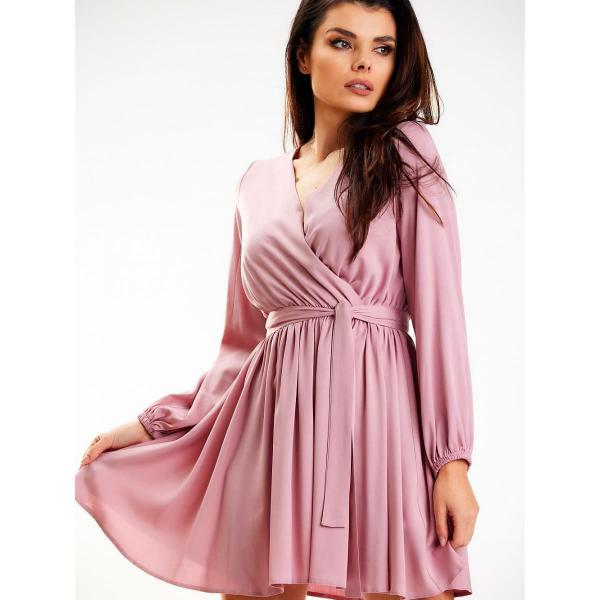 Šaty awama model 178660 Pink M