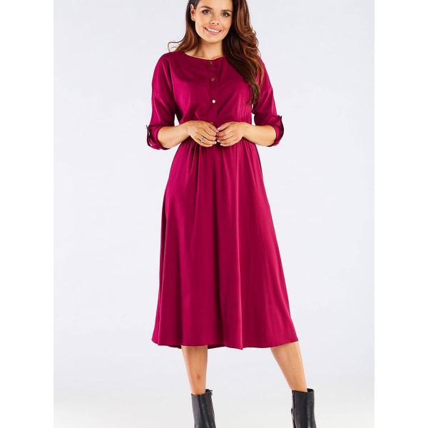 Šaty awama model 158745 Red S