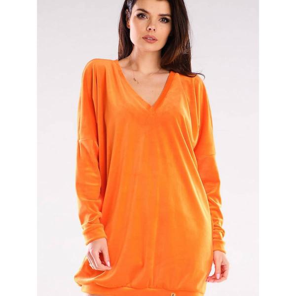 Šaty awama model 155453 Orange Universal