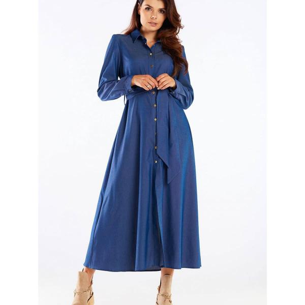 Šaty awama model 158620 Blue L