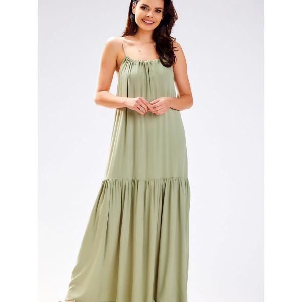 Šaty awama model 181105 Green S/M