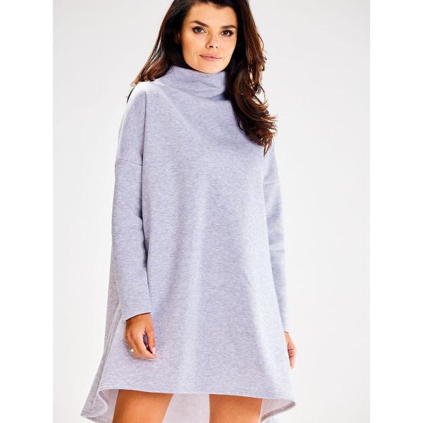 Šaty awama model 187139 Grey S/M