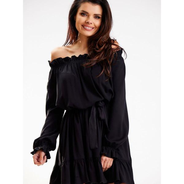 Šaty awama model 179600 Black S/M