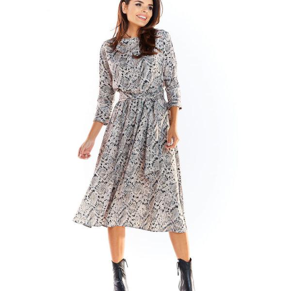 Šaty awama model 139499 Grey L