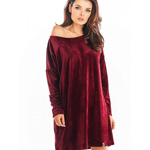 Šaty awama model 149794 Red Universal