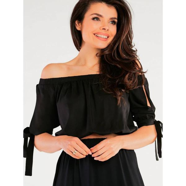 Košile awama model 166801 Black S/M